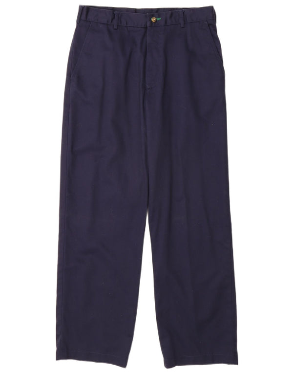 TOMMY HILFIGER Muške ravne chino hlače W32 L30 tamnoplave