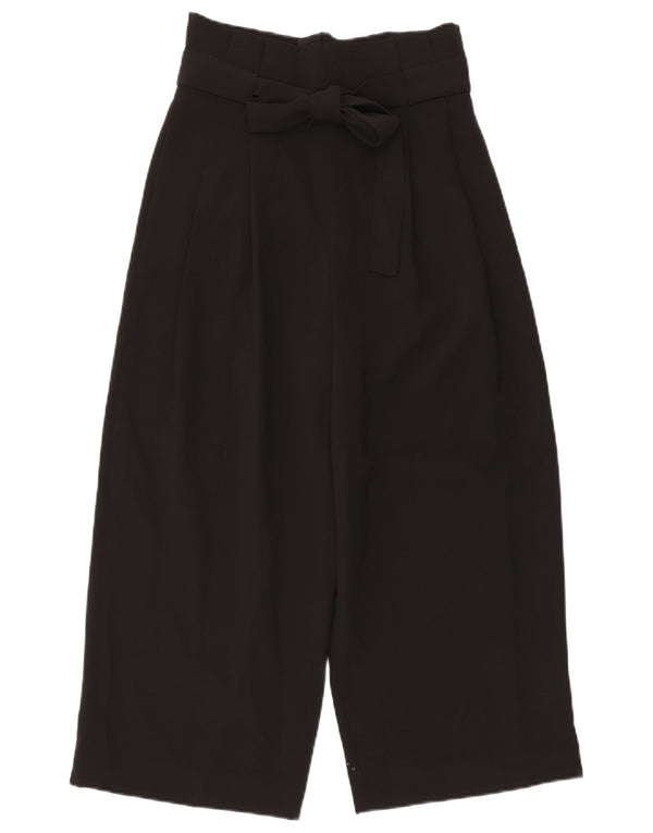 Coast Womens Crop Harem Trousers EU 36 Small W30 L23 Black Polyester