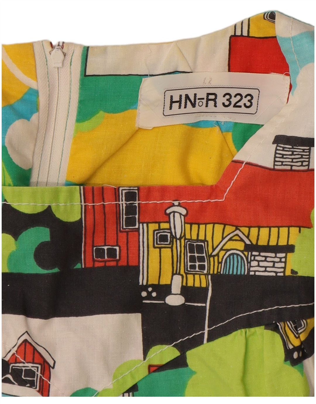 VINTAGE ženska osnovna haljina IT 42 Srednje raznobojna cvjetna novost