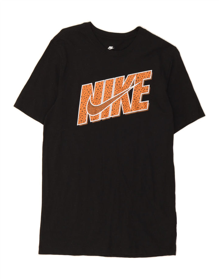 NIKE Mens Graphic T-Shirt Top Small Black Cotton Vintage Nike and Second-Hand Nike from Messina Hembry 