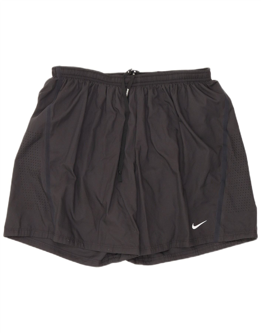 Nike ženske kratke sportske kratke hlače Dri Fit, velike crne poliesterske