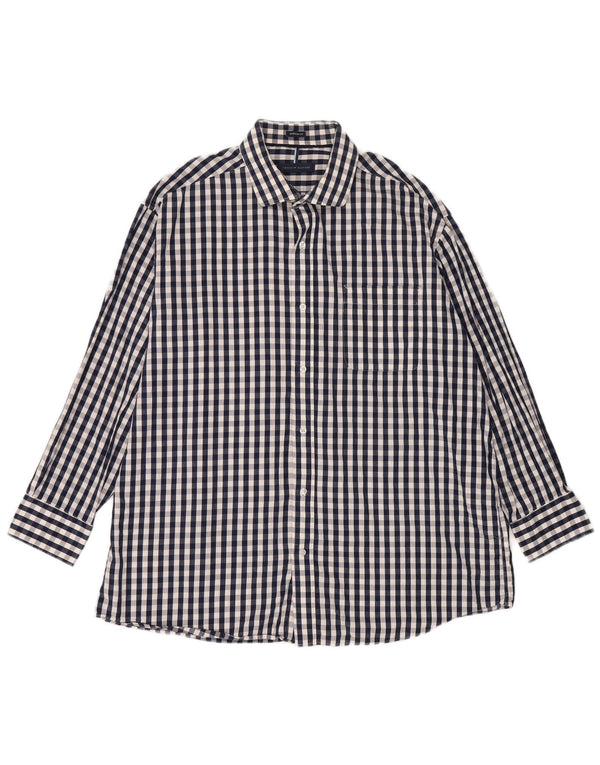 Tommy Hilfiger muška košulja standardnog kroja veličina 17 1/2 XL tamnoplava gingham