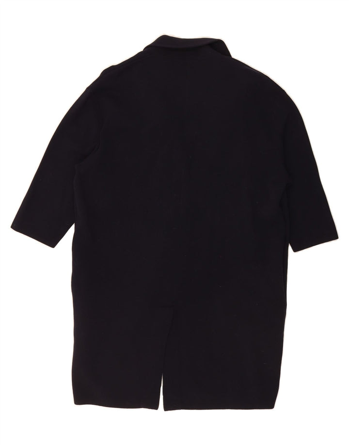 COS Womens Longline Oversized Cardigan Sweater UK 10 Small Navy Blue Vintage Cos and Second-Hand Cos from Messina Hembry 
