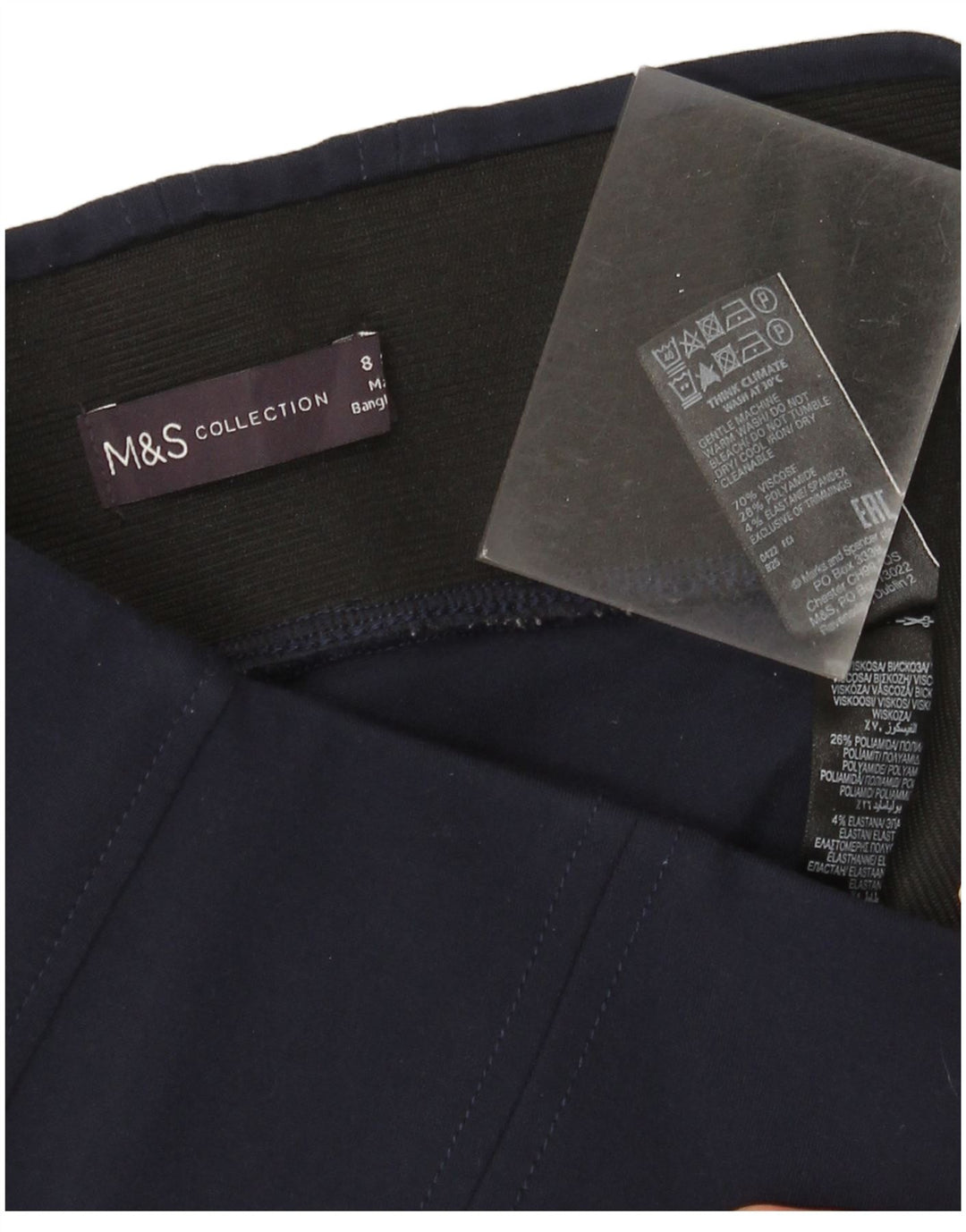 Marks & Spencer ženske tajice UK 8 Male tamnoplave viskoze