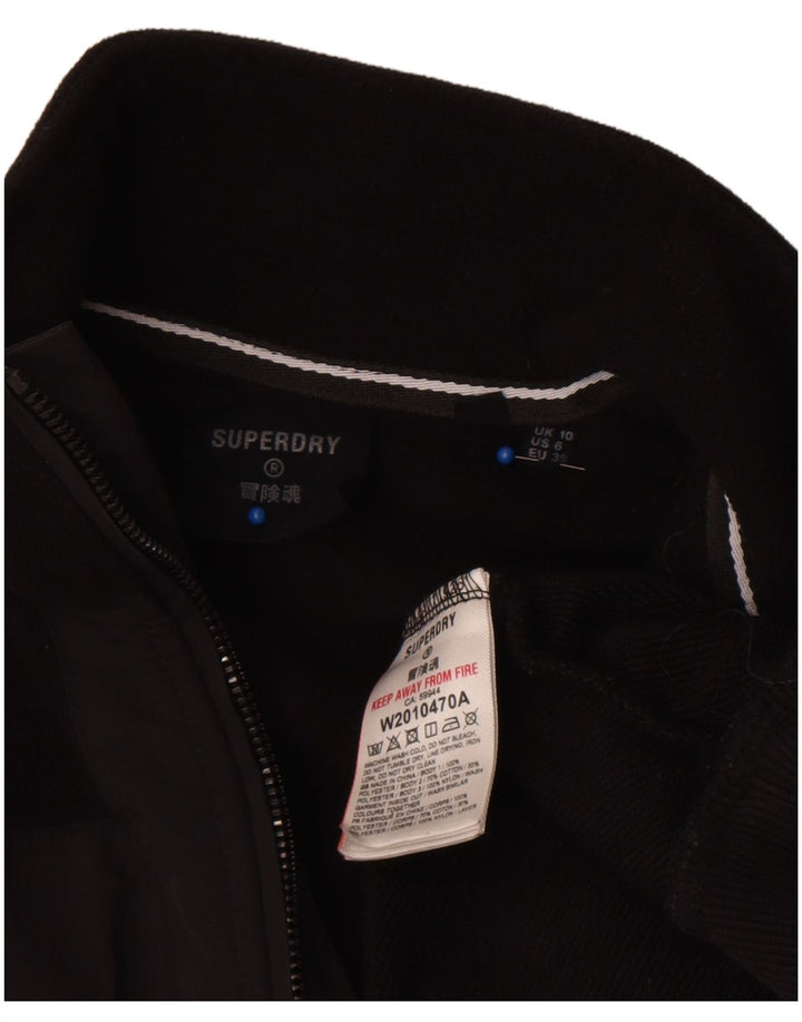 Superdry ženska prekomjerna majica UK 10 Small Black Colourblock