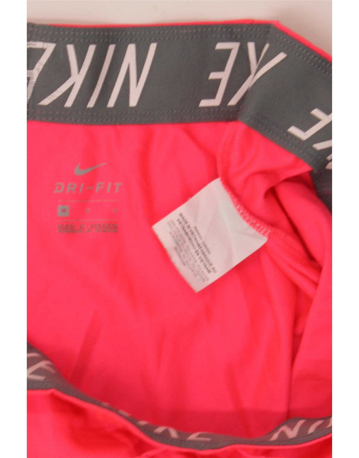 Nike ženske kratke sportske hlače Dri Fit UK 14 srednje ružičasti poliester