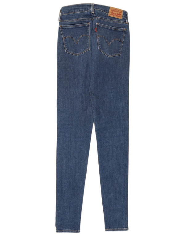 Levi's ženske 710 super uske traperice W26 L32 plavi pamuk