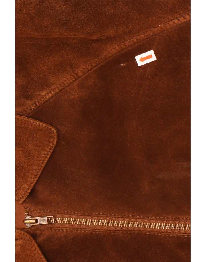 Conbipel ženska jakna od brušene kože IT 44 srednje smeđe kože