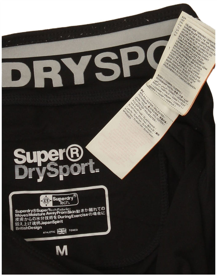 Superdry ženske Graphic Capri tajice UK 12 Srednji crni poliester