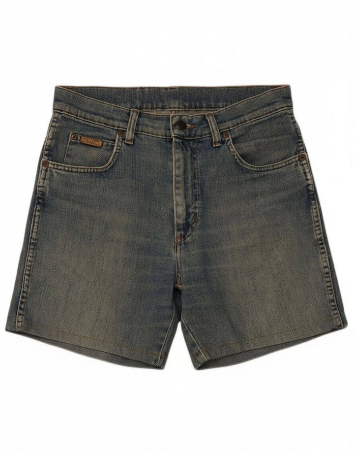 Wrangler ženske traper kratke hlače W31 srednje plavi pamuk