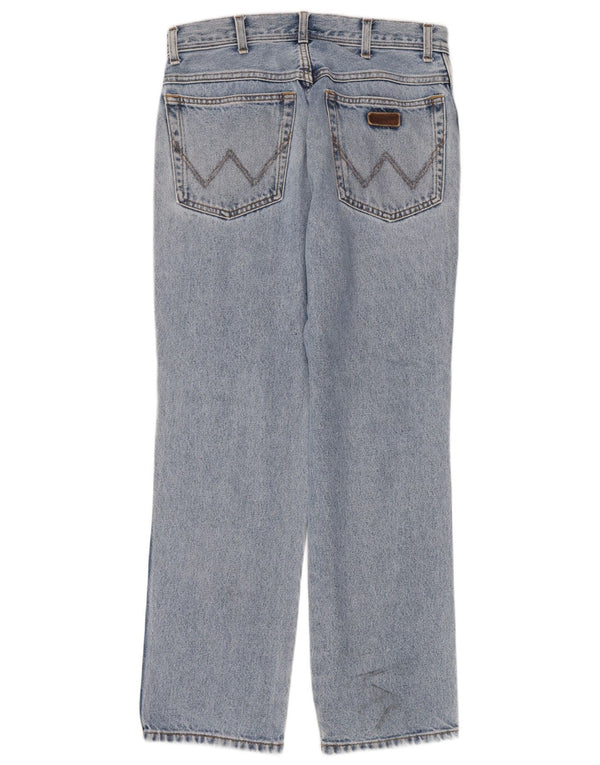Wrangler muške ravne traperice regularnog kroja W32 L30 plavi pamuk