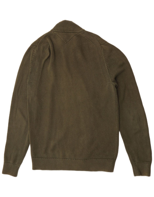 Tommy Hilfiger muški kardigan pulover XL od zelenog pamuka