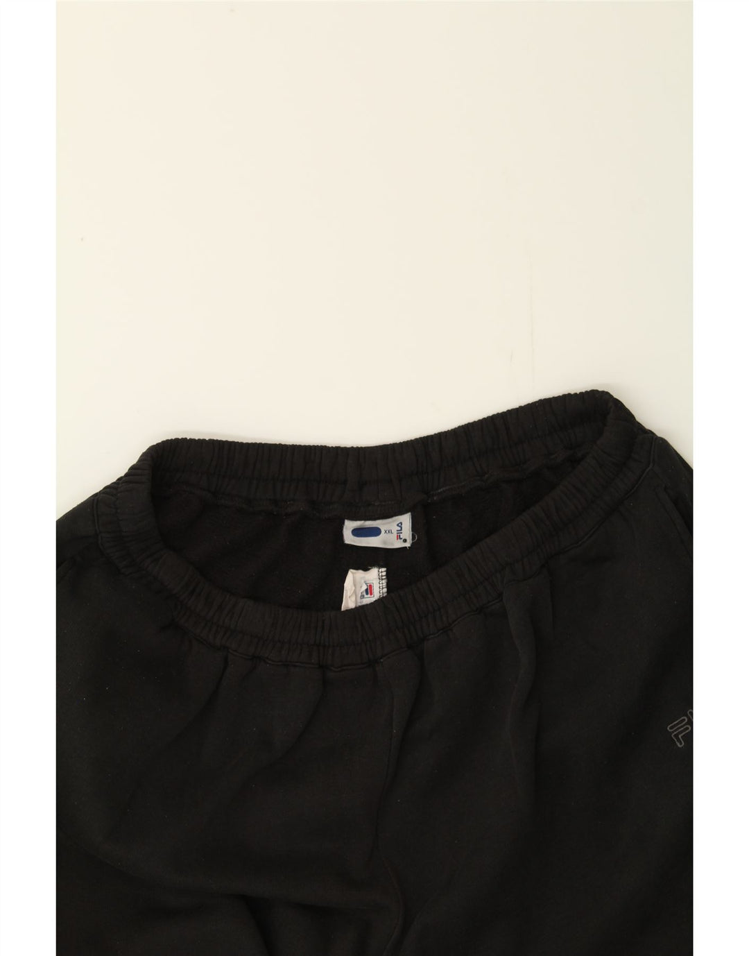 FILA Mens Tracksuit Trousers 2XL  Black Polyester Vintage Fila and Second-Hand Fila from Messina Hembry 