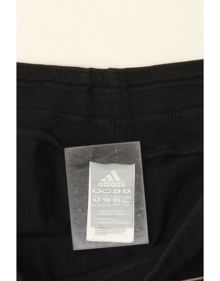 ADIDAS Ženske Climalite Trenirke Hlače Joggers UK 16/18 Large Black