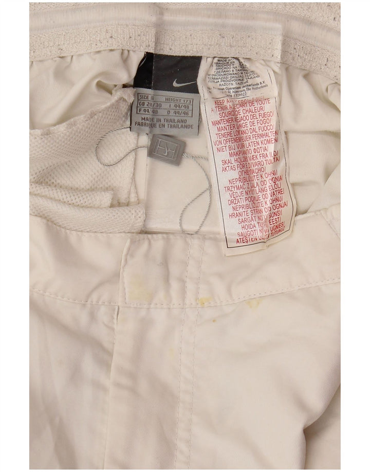 NIKE Muške chino kratke hlače male W28 bijeli poliester