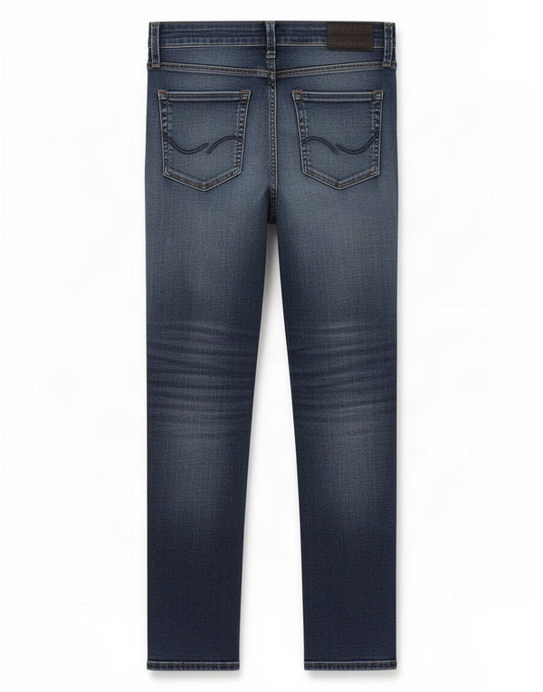 Jack & Jones muške uske traperice GLENN W30 L32 plavi pamuk
