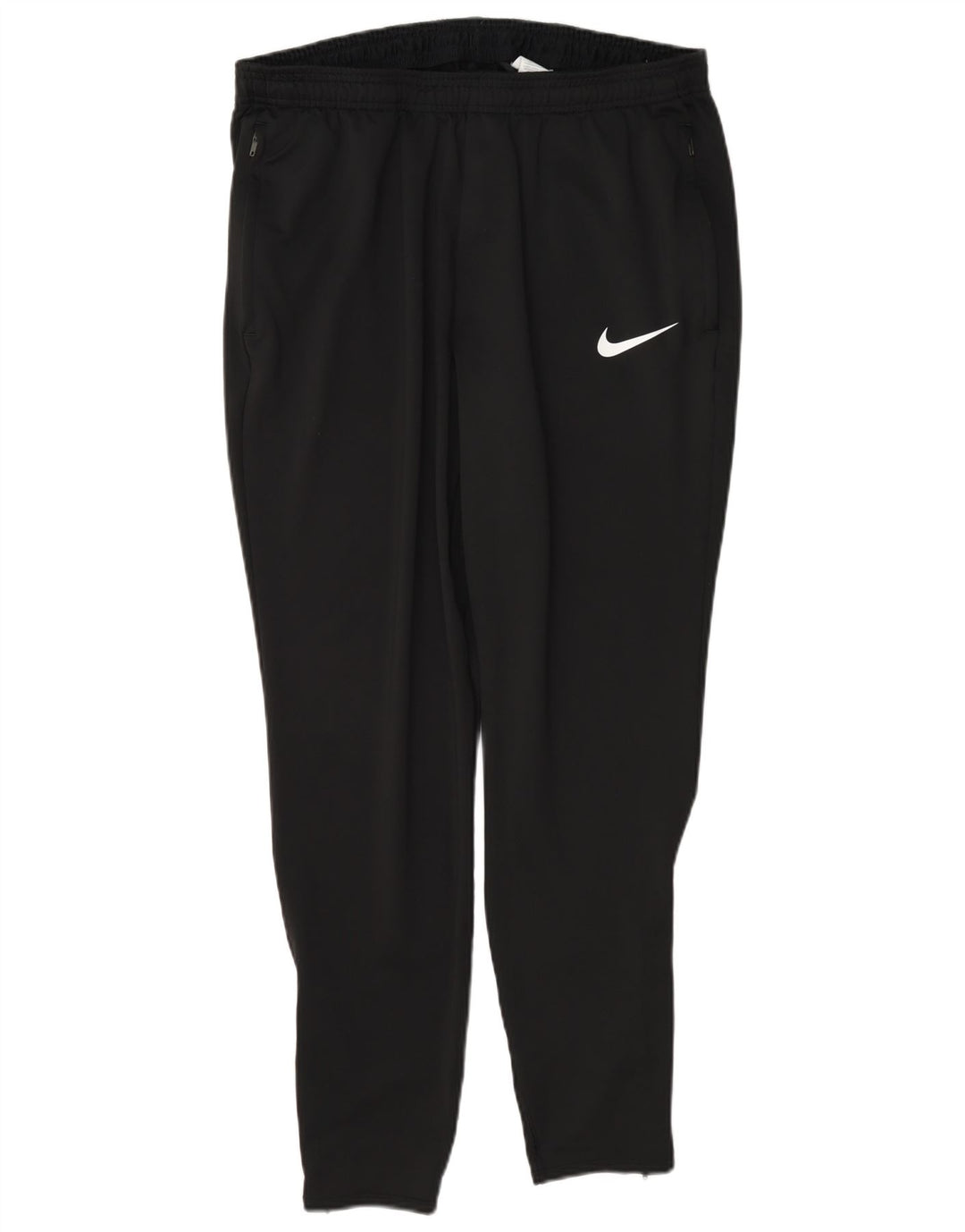 Nike muške Dri Fit uske hlače za trenirku, velike crne poliesterske blokove