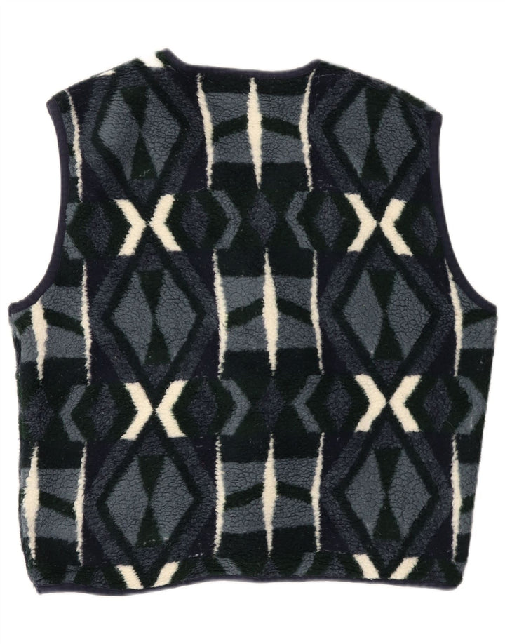 Campagnolo muška jakna od flisa UK 38 Srednje tamnoplava geometrijska poliesterska majica