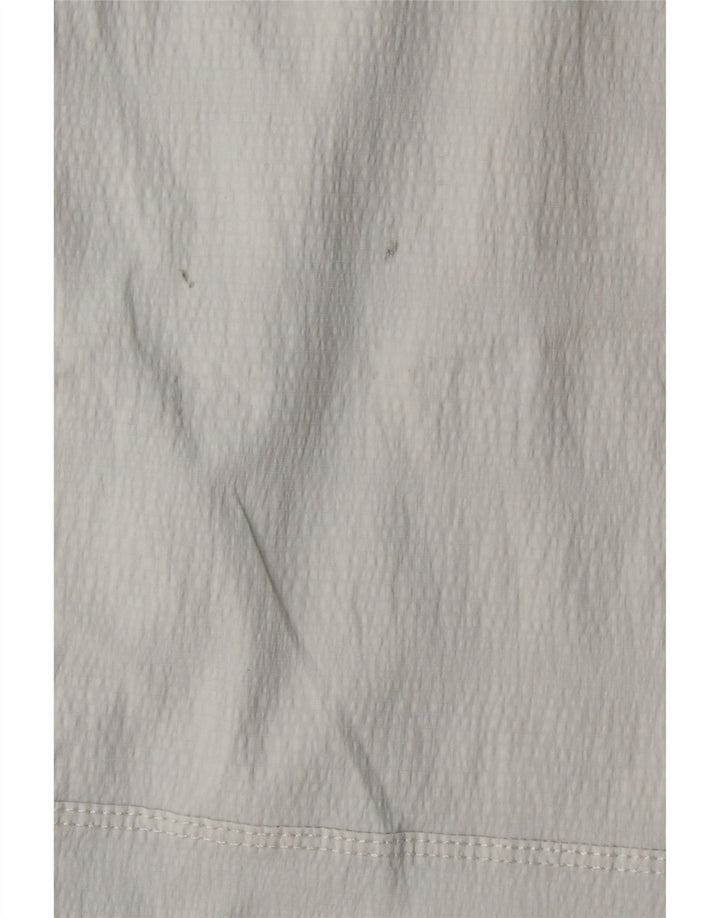 ATHLETA Ženske ravne skraćene hlače US 12 Large W32 L24 Bijeli najlon