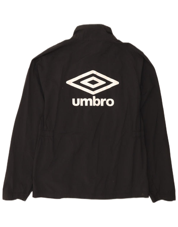 Umbro ženska kišna jakna s grafičkim motivima UK 14 Srednji crni najlon