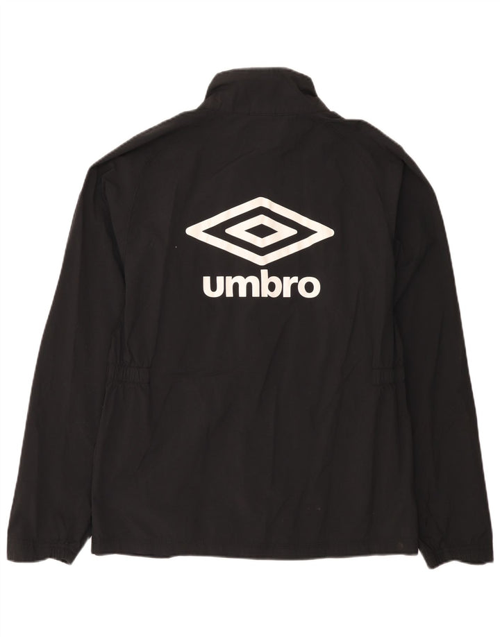 Umbro ženska kišna jakna s grafičkim motivima UK 14 Srednji crni najlon