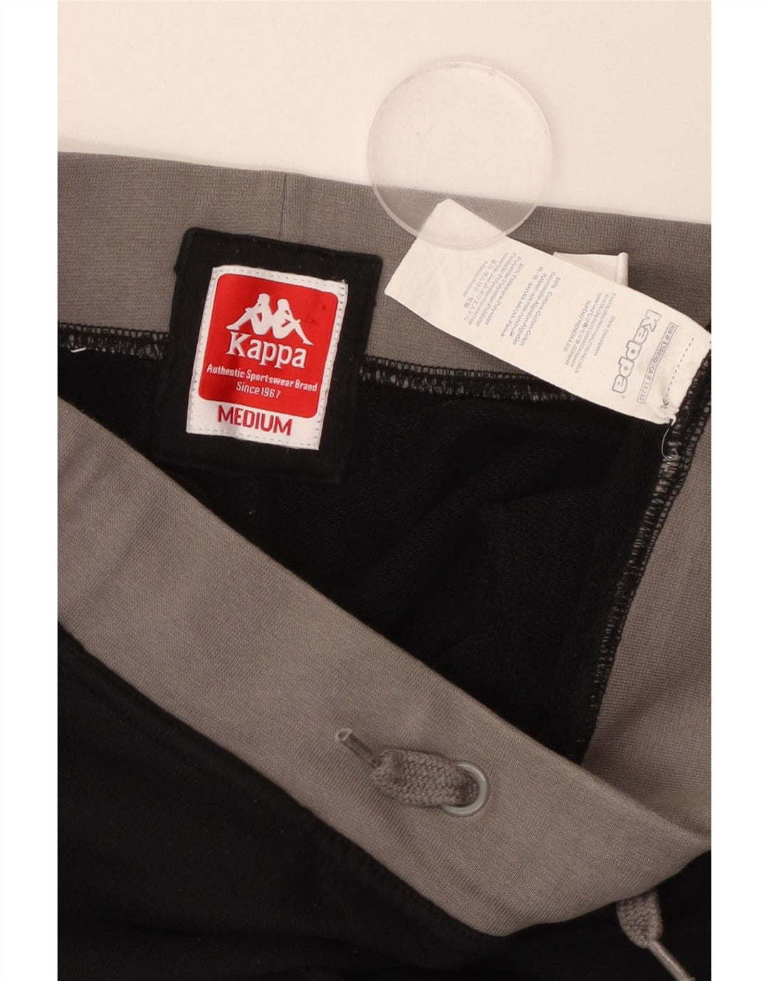 Kappa Ženska trenirka Hlače Joggers UK 14 Srednje crni pamuk