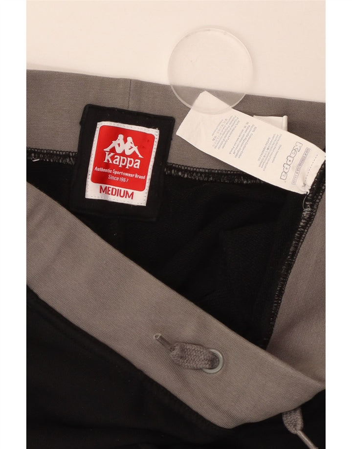 Kappa Ženska trenirka Hlače Joggers UK 14 Srednje crni pamuk