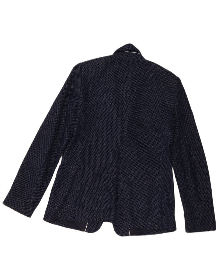 Massimo Dutti Ženska jakna sako s 1 gumbom EU 40 srednje tamnoplavi pamuk