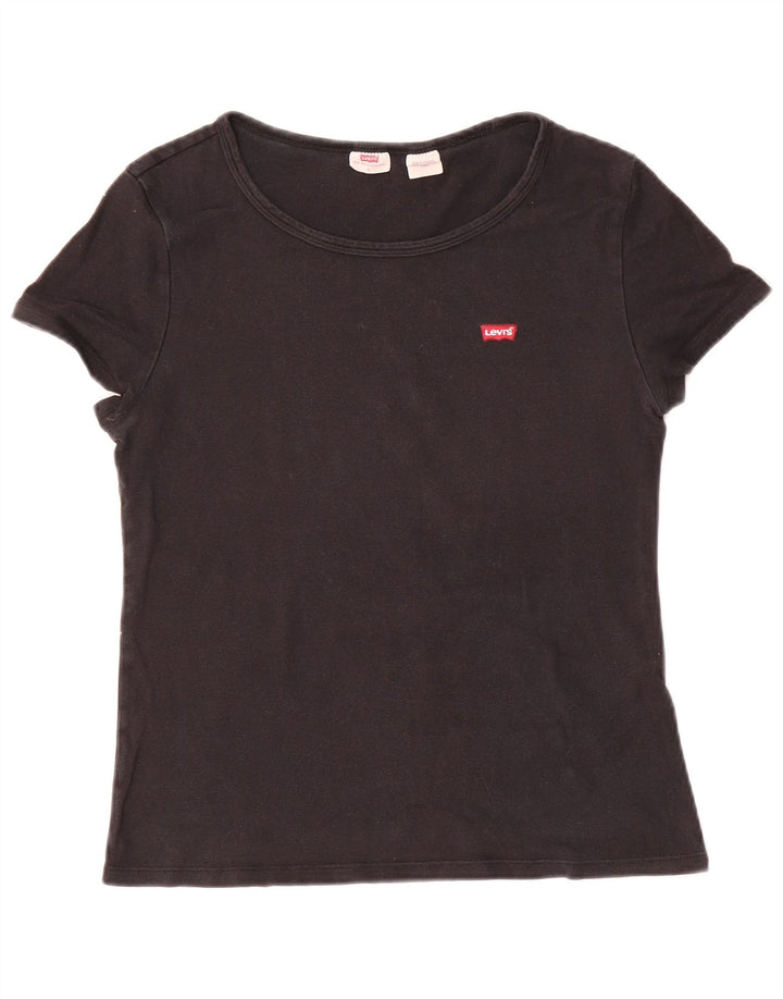 LEVI'S ženska majica kratkih rukava UK 14 velika crna