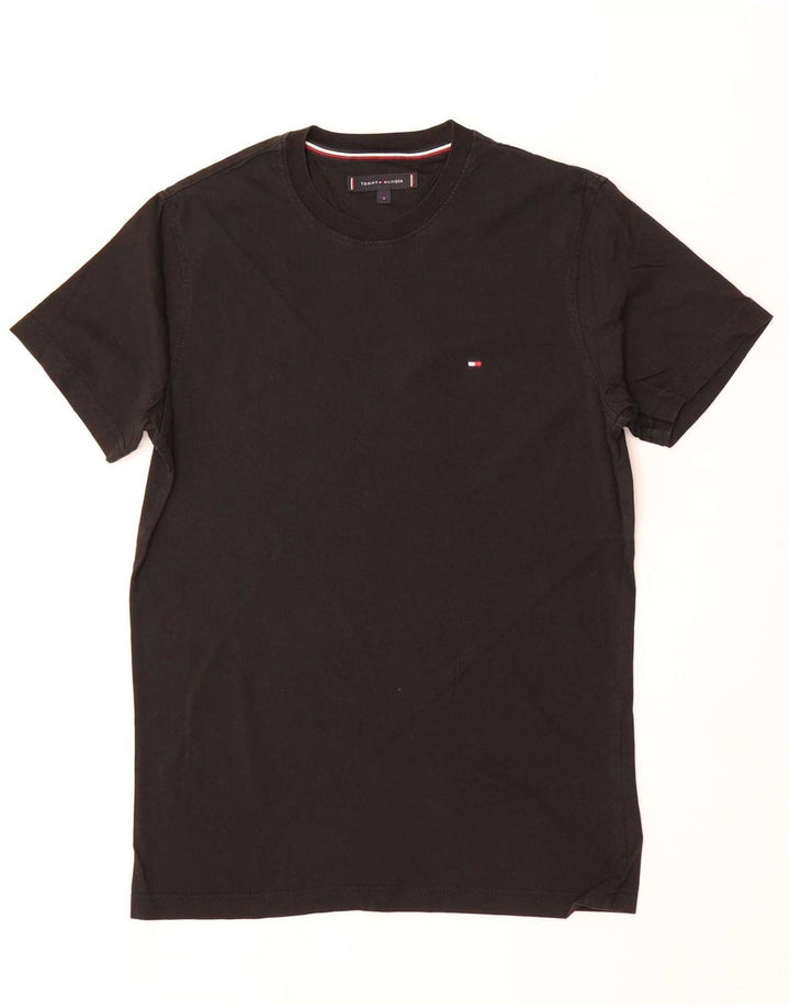 TOMMY HILFIGER Mens T-Shirt Top Small Black