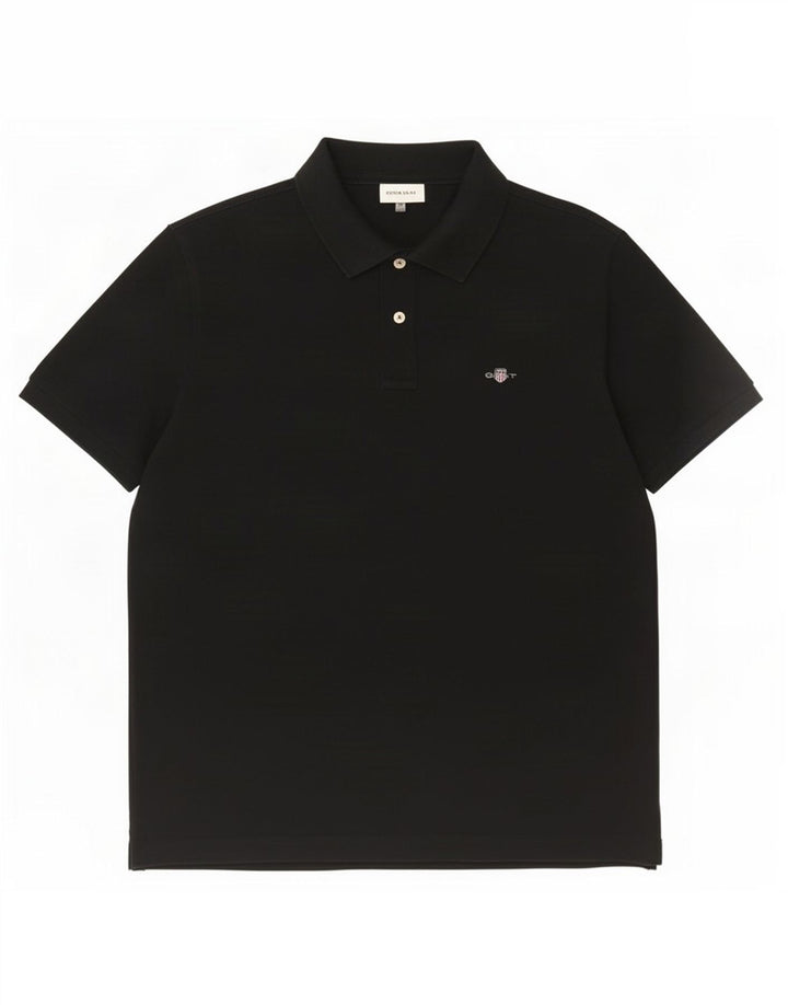 Gant muška polo majica velika crna pamučna