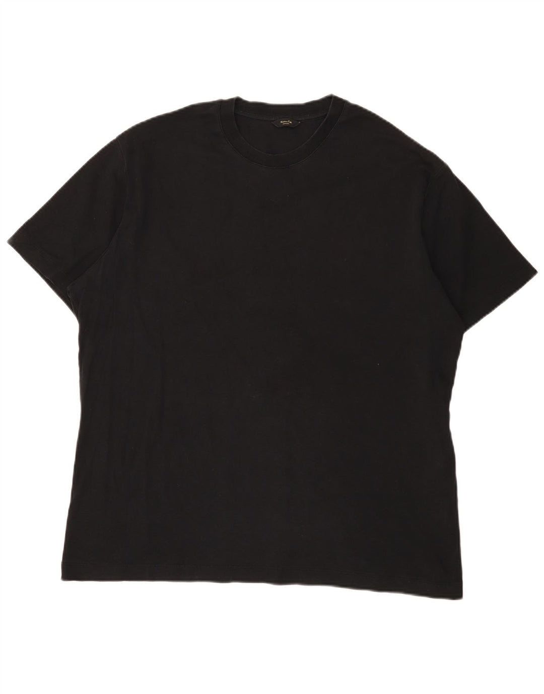 Massimo Dutti muška majica kratkih rukava 2XL crni pamuk