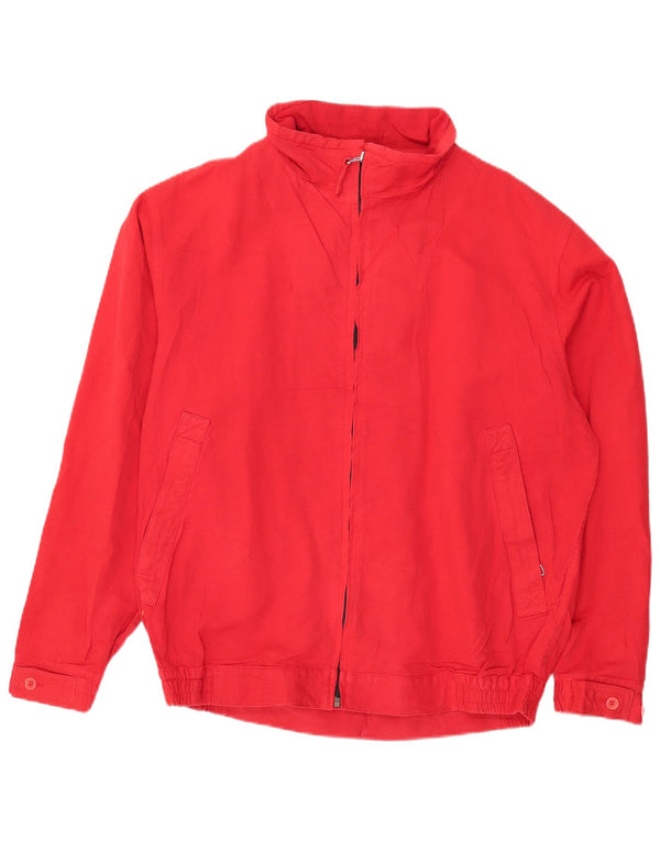 Vintage muška bomber jakna UK 40 veliki crveni pamuk