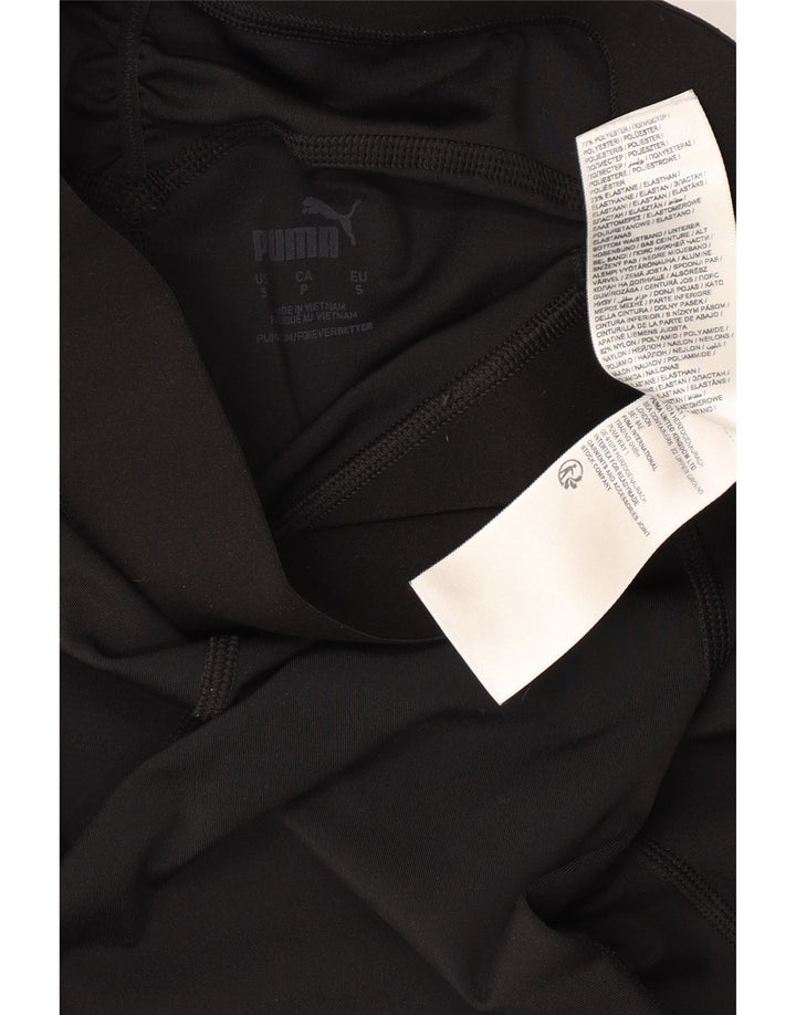 PUMA ženske uske tajice UK 10 male crne poliesterske