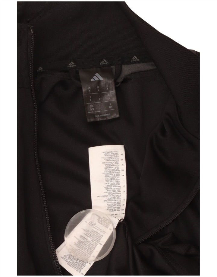 ADIDAS muška gornja jakna trenirke velika crna poliester