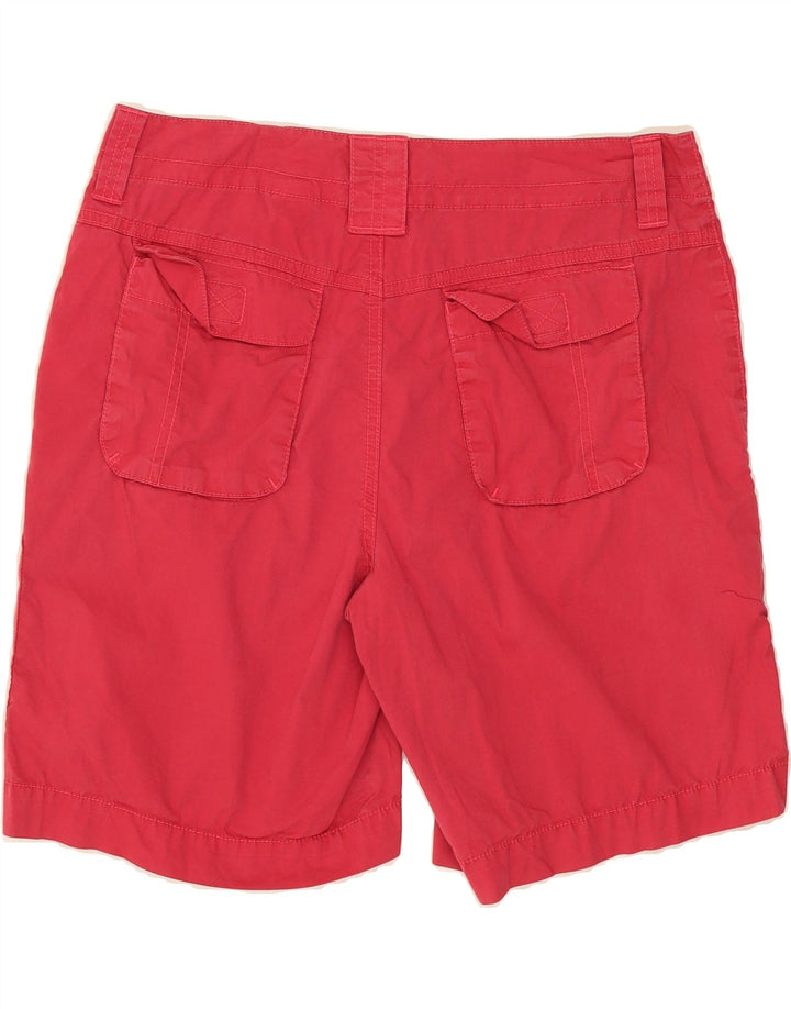 EDDIE BAUER Womens Cargo Shorts US 4 Small W30 Red Cotton Vintage Eddie Bauer and Second-Hand Eddie Bauer from Messina Hembry 