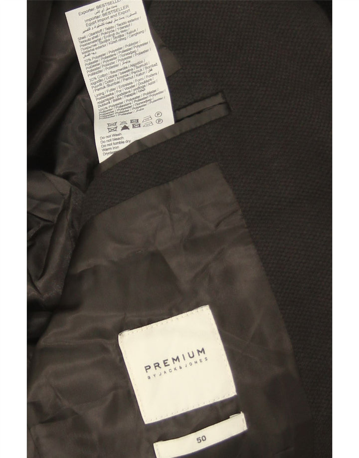 Jack & Jones muška jakna sa 2 gumba EU 50 veliki crni poliester