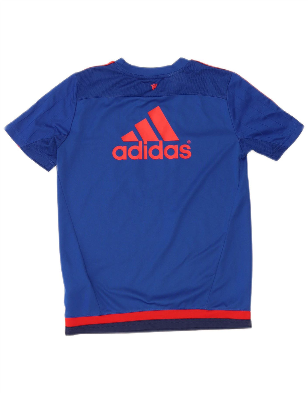 ADIDAS Boys Manchester United majica kratkih rukava s grafičkim motivima 9-10 Years Blue