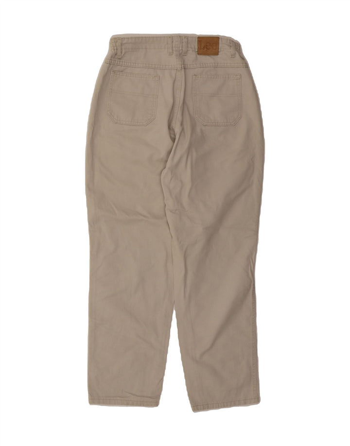 LEE Mens Straight Casual Trousers W30 L29  Beige Vintage Lee and Second-Hand Lee from Messina Hembry 