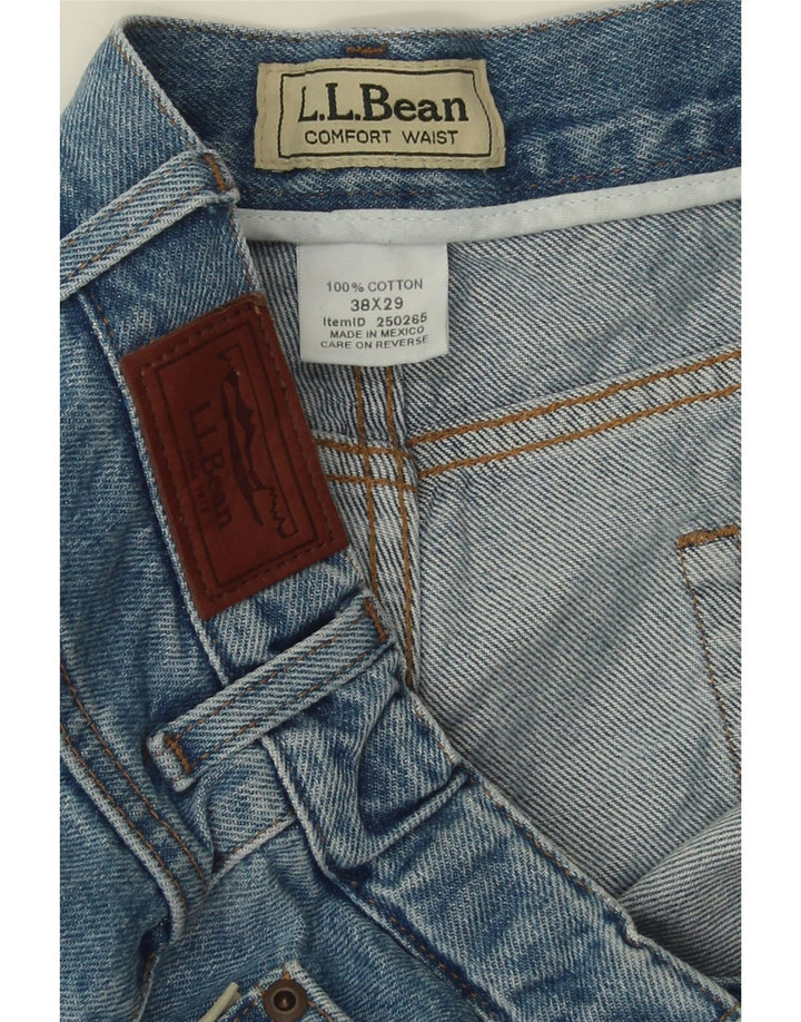 L.L.BEAN Mens Straight Jeans W38 L29 Blue Cotton Vintage L.L.Bean and Second-Hand L.L.Bean from Messina Hembry 