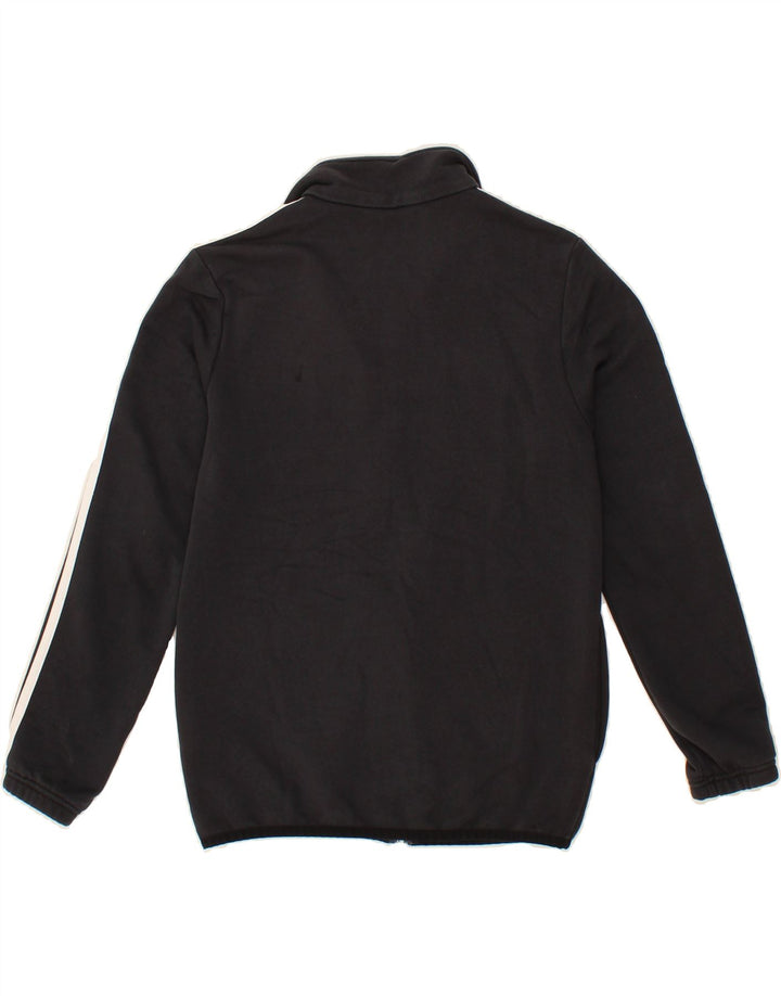 ADIDAS Boys Tracksuit Top Jacket 11-12 Years Black Cotton Vintage Adidas and Second-Hand Adidas from Messina Hembry 
