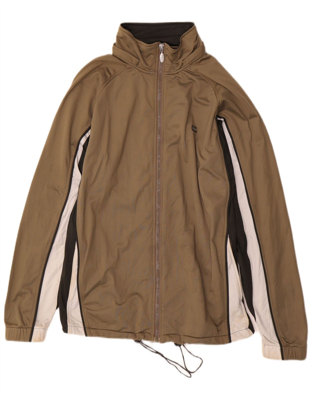 Asics muška gornja jakna trenirke srednje boje kaki poliester