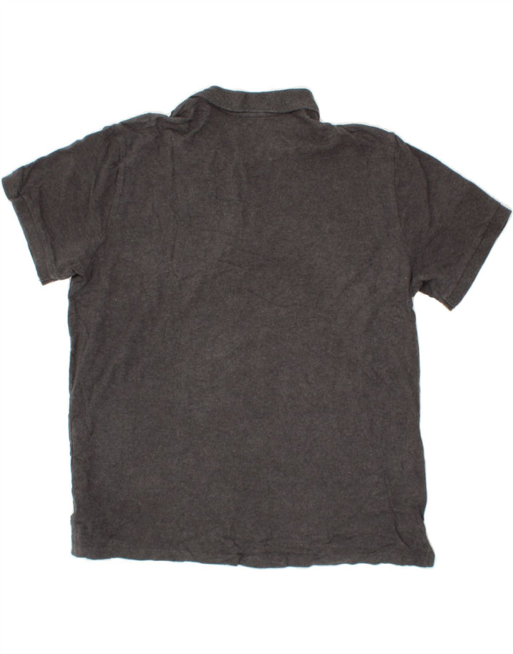 EDDIE BAUER Mens Polo Shirt XL Grey Cotton Vintage Eddie Bauer and Second-Hand Eddie Bauer from Messina Hembry 