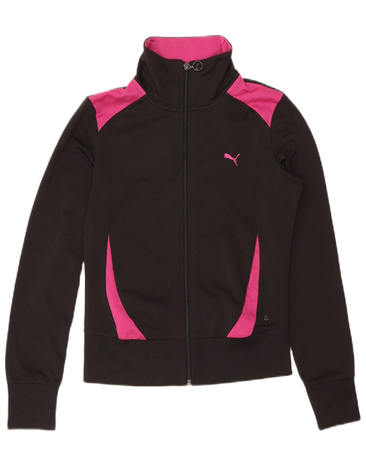 PUMA ženska gornja jakna trenirke UK 10 Small Black Colourblock