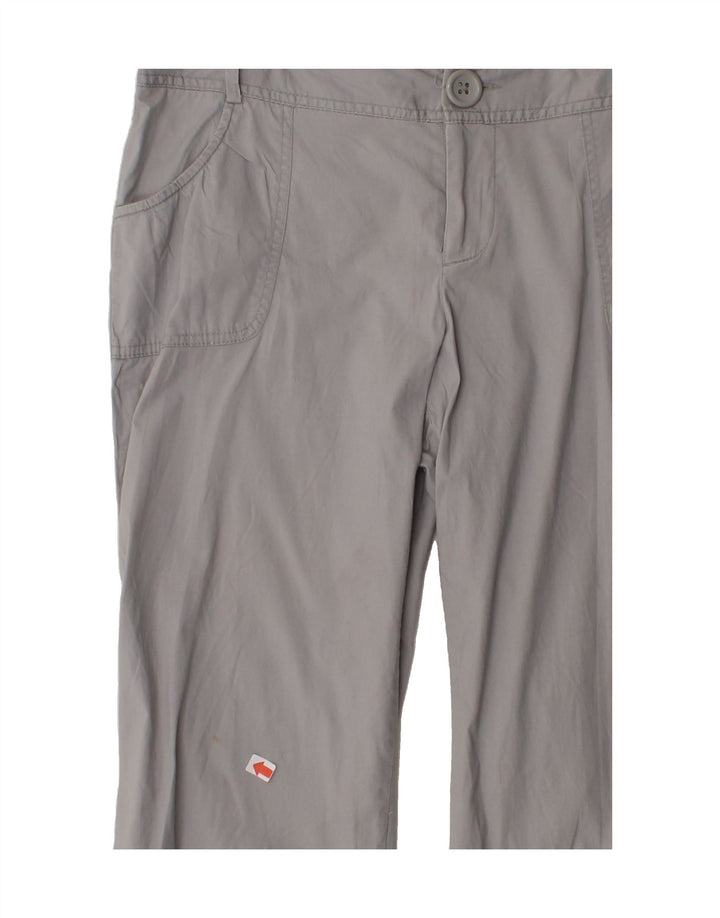 MOSSIMO Womens Straight Capri Trousers US 8 Medium W32 L20 Grey Cotton Vintage Mossimo and Second-Hand Mossimo from Messina Hembry 