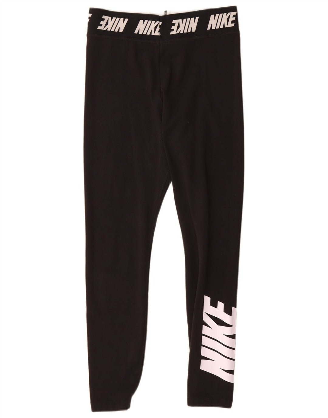 Nike ženske grafičke tajice UK 12 Srednje crni pamuk