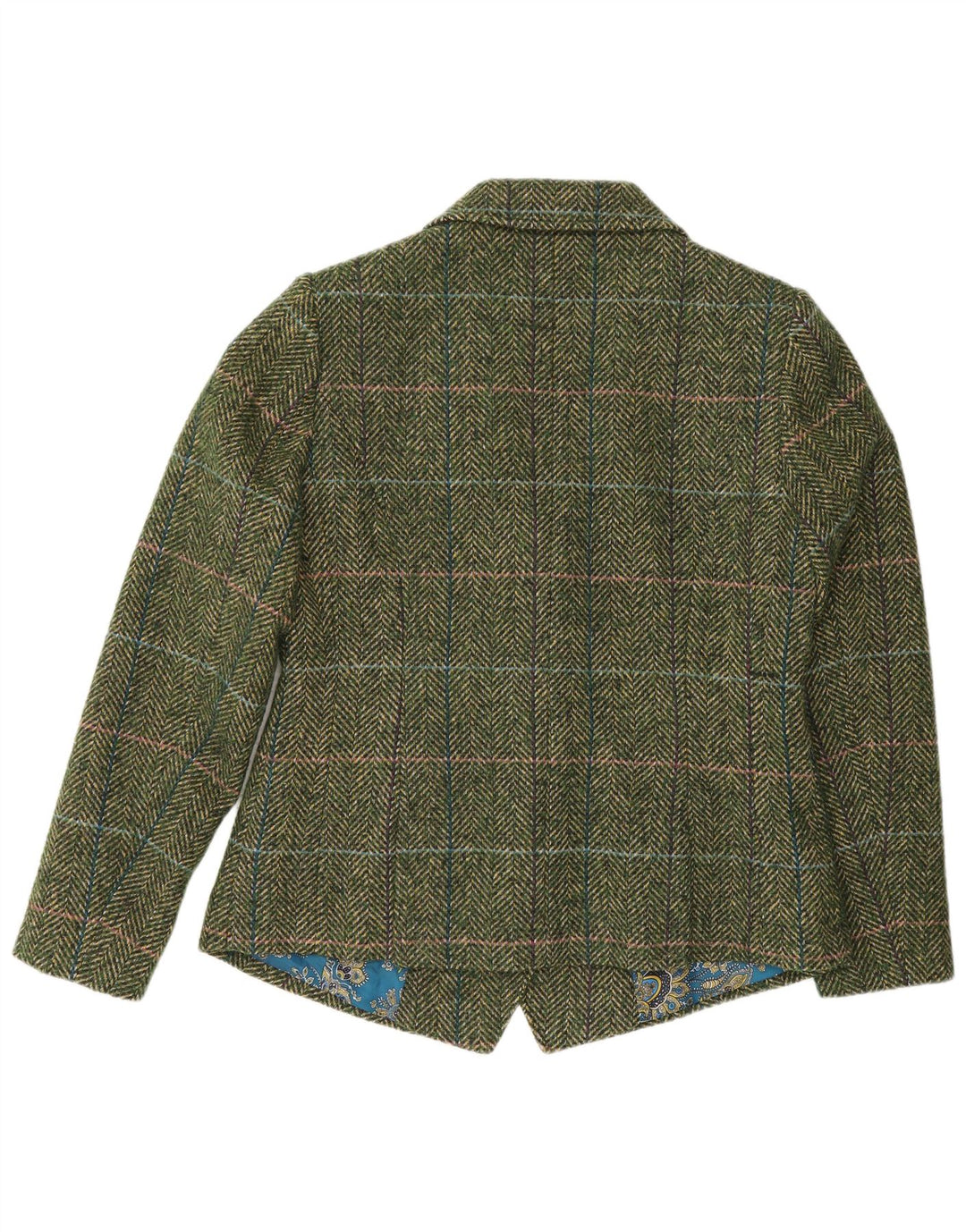 Ženska jakna s 5 gumba Joe Browns UK 14 Large Green Houndstooth