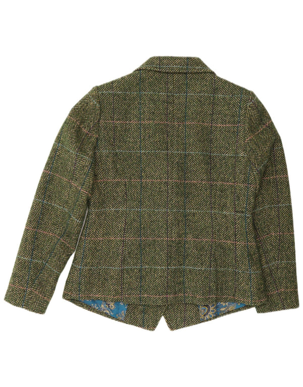 Ženska jakna s 5 gumba Joe Browns UK 14 Large Green Houndstooth