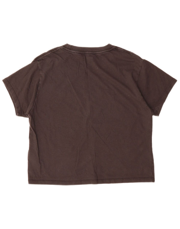 LEVI'S ženska majica kratkih rukava prekomjernih dimenzija UK 6 XS crni pamuk