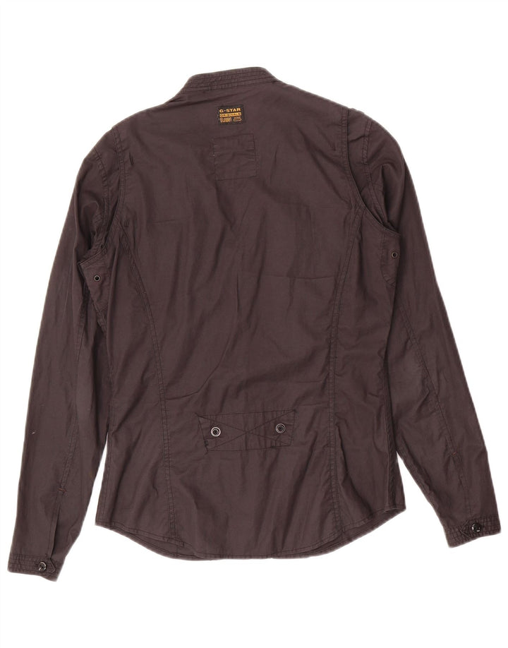 G-STAR Mens Military Shirt Small Black Cotton